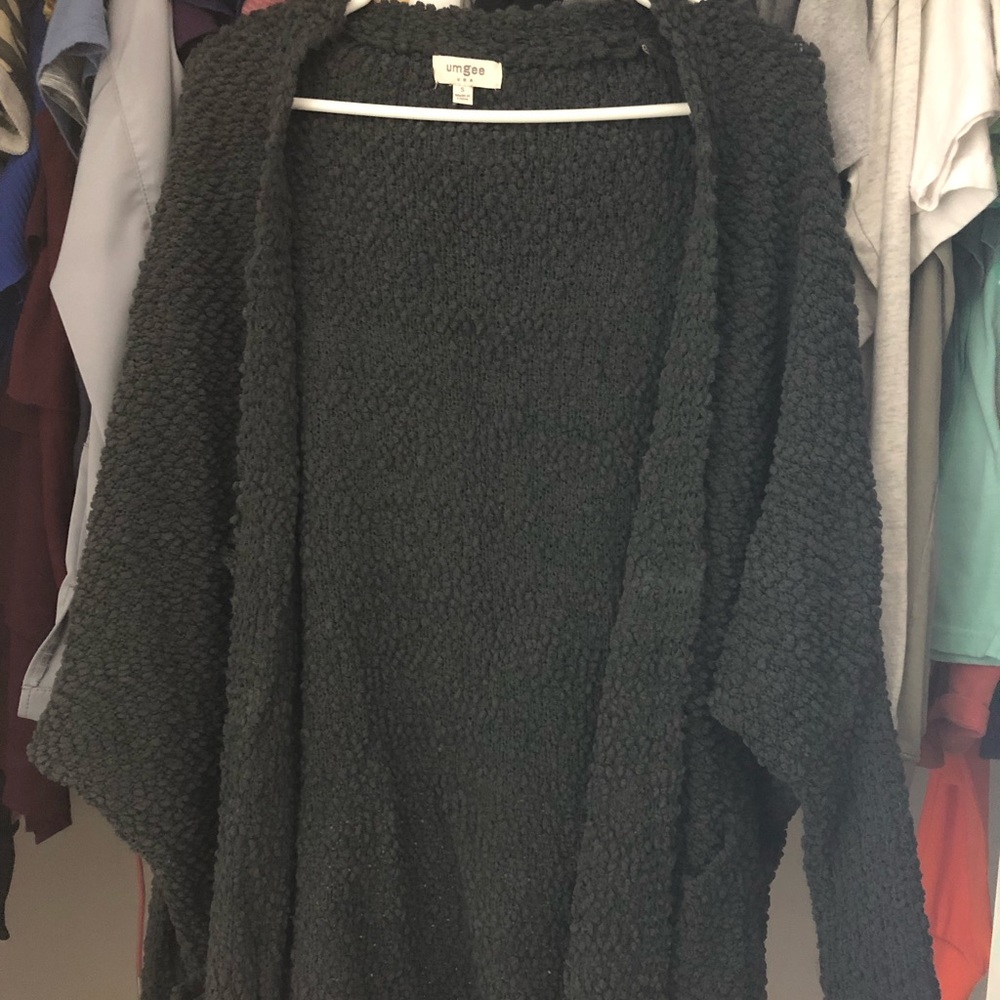 popcorn cardigan